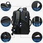 OZUKO Men Expandable Backpack 15.6inch Laptop Backpacks Male USB Charging Backpack Casual Business Waterproof Travel Bag Mochila