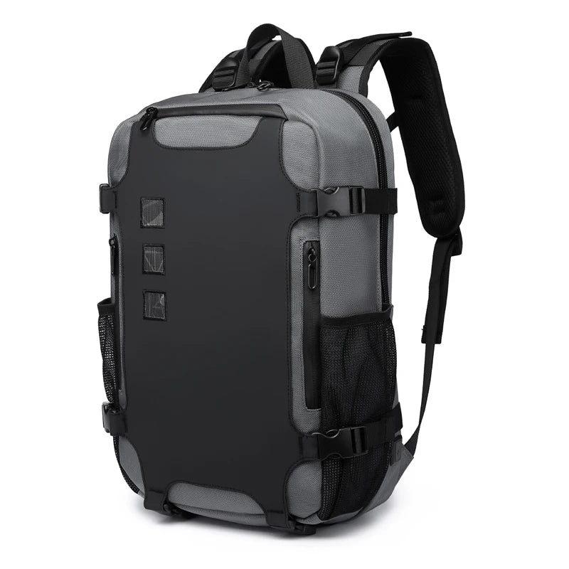 OZUKO Men Backpack Large Capacity 15.6 inch Laptop Backpacks USB Charging Teenager Schoolbag Male Waterproof Travel Bag Mochilas