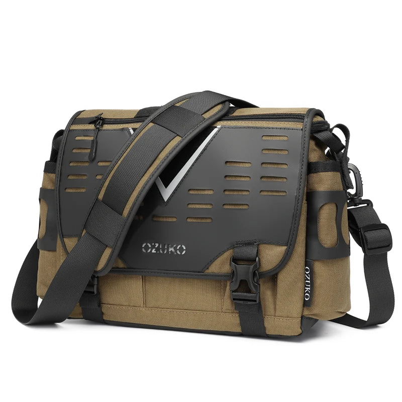 OZUKO Fashion Men Shoulder Bag High Quality Large Messenger Bags Male Water Resistant Handbag Outdoor Short Trip Crossbody Bag