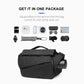 OZUKO Fashion Men Messenger Bag Multifunction Riding Crossbody Bags Male Waterproof Shoulder Bag USB Charging Travel Bag for Men