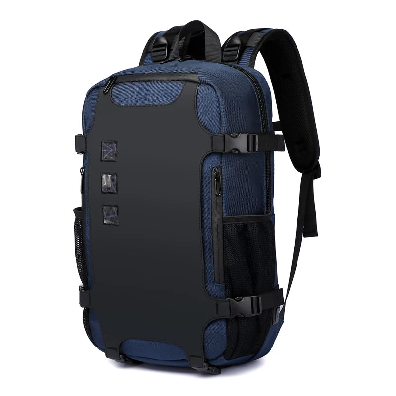 OZUKO Men Backpack Large Capacity 15.6 inch Laptop Backpacks USB Charging Teenager Schoolbag Male Waterproof Travel Bag Mochilas