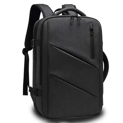 OZUKO Men Expandable Backpack 15.6inch Laptop Backpacks Male USB Charging Backpack Casual Business Waterproof Travel Bag Mochila