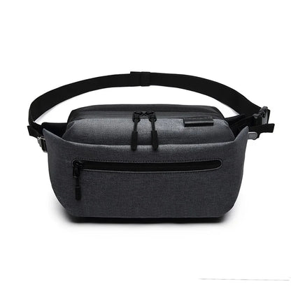 OZUKO Waterproof Men Waist Bag Fanny Pack Shoulder Belt Bag Male Phone Pouch Bags Travel Waist Pack Small Running Sport Bolso
