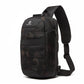 OZUKO Waterproof Unisex Anti-theft Strap Backpack For Travel Minimalist Chest Bag For Men Business Commute USB Port Shoulder Bag