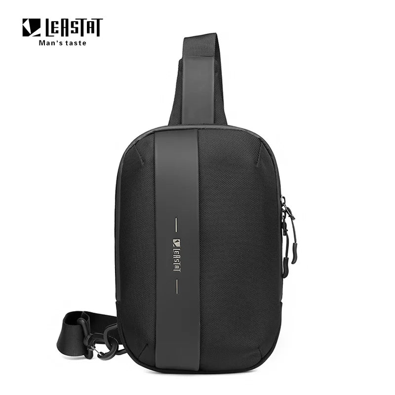 OZUKO Men's Chest Bag Leisure Light Sports Cycling Trendy Messenger Travel Crossbody Shoulder s