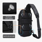 OZUKO New Fashion Men Business Chest Bags Pack Multifunction Waterproof Male Travel Crossbody Bag Casual Sport Trip Shoulder Bag