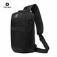 OZUKO Waterproof Unisex Anti-theft Strap Backpack For Travel Minimalist Chest Bag For Men Business Commute USB Port Shoulder Bag