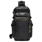 OZUKO Multifunctional Men Sling Chest Bag Travel Outdoor Tactical Shoulder Crossbody Bag Large Capacity Waterproof Sports Bag Fo