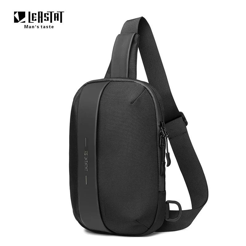 OZUKO Men's Chest Bag Leisure Light Sports Cycling Trendy Messenger Travel Crossbody Shoulder s