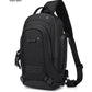 Ozuko Unique Design Waterproof Casual Sling Bag Men Chest Crossbody Purse Adjustable Strap Leisure Shoulder Bag