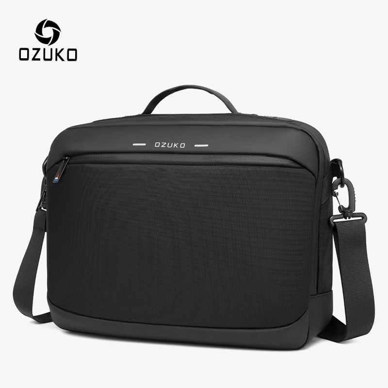 OZUKO High Quality Men's Shoulder Bag Waterproof Oxford Male Travel Bags Casual 13 14 15.6 inch Notebook Laptop Bag Case Handbag