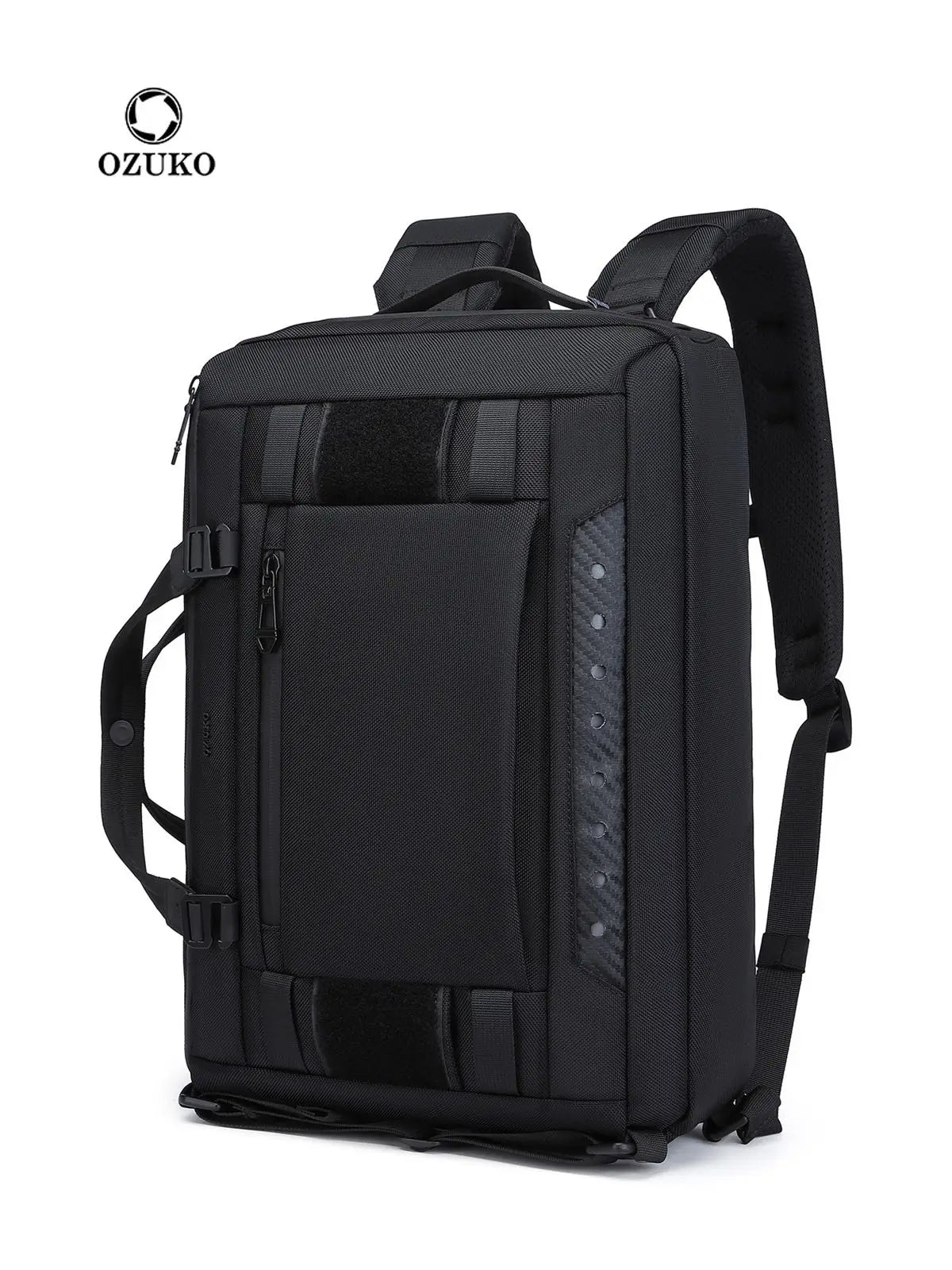 OZUKO Large Capacity Luggage Handbags Luxury Men Business Laptop Backpacks Multifunction Waterproof Travel Duffel Crossbody Bag