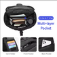 OZUKO Minimalist Anti-theft Chest Bag Men's Lightweight Daily Portable Crossbody Bag Tactical Outdoor Travel Work Shoulder Bag