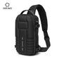 OZUKO Hard Shell Chest Bag MenSports Shoulder Bag Multifunctional Large Capacity Waterproof High Quality Outdoor Tactical Bag