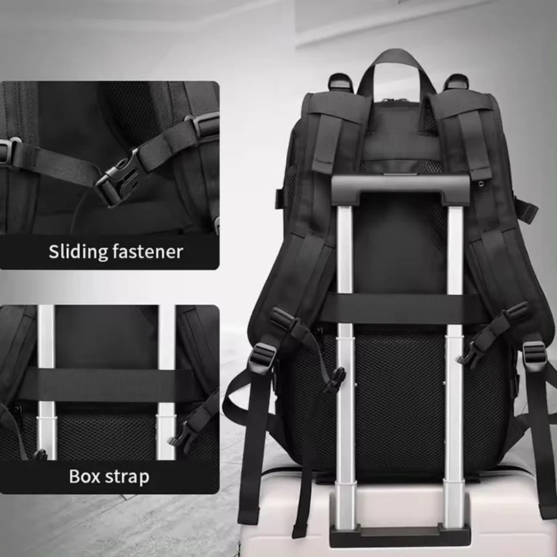 OZUKO New Fashion Business Commuter Backpack Leisure College Backpack Fashion Korean Version Of Large Capacity Computer Backpack