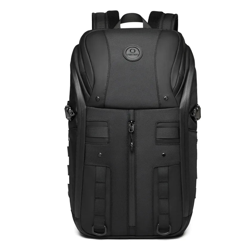OZUKO Large Capacity Laptop Backpack Men's Multifunctional Waterproof 15.6-inch School Backpack Business Leisure Travel Backpack