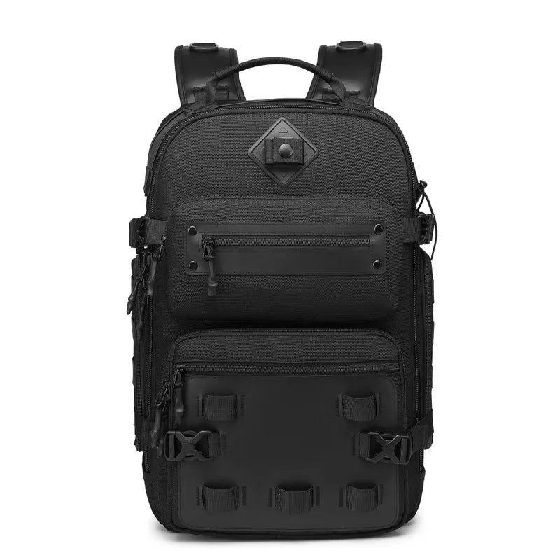 OZUKO Stylish Business Commute 15.6 "laptop Bag Men's Hiking Sports Waterproof Backpack Large Capacity Daily Leisure Backpack