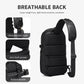 Ozuko Chest Bag for Men Waterproof USB Man Crossbody Bag Anti-Theft Short Travel Messenger Sling Fashion Designer Chest Bag