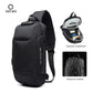 OZUKO New Fashion Men's Chest Bag Fashion Brand Sports Travel Crossbody Bag Boys Outdoor Tactical Waterproof Men's Bag