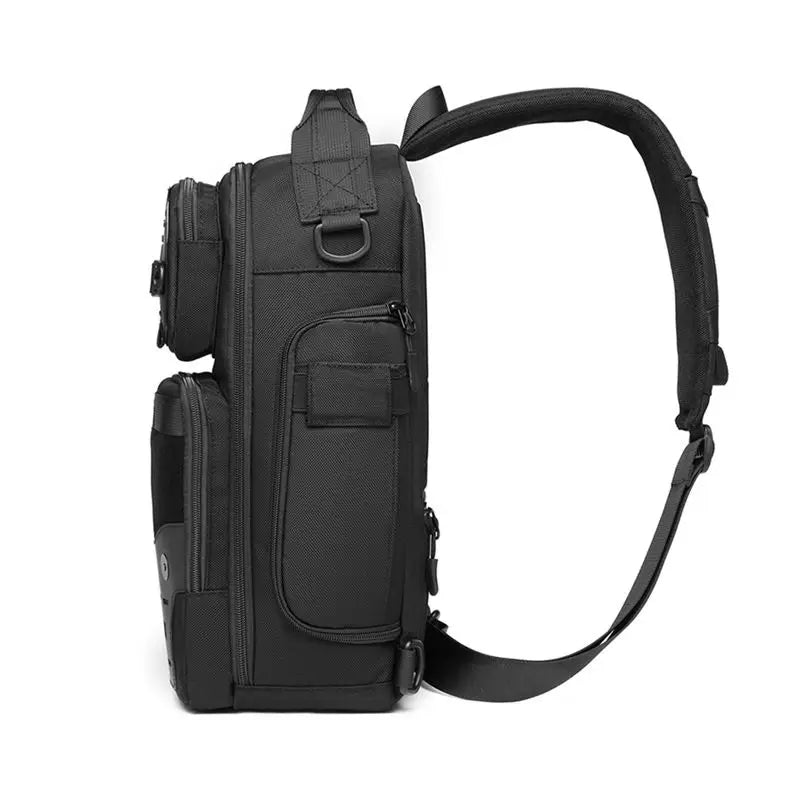 OZUKO Tactical bag Men Chest Bag Waterproof Outdoor Sports Tactical Male Shoulder Bag High Quality Crossbody Sling Bags