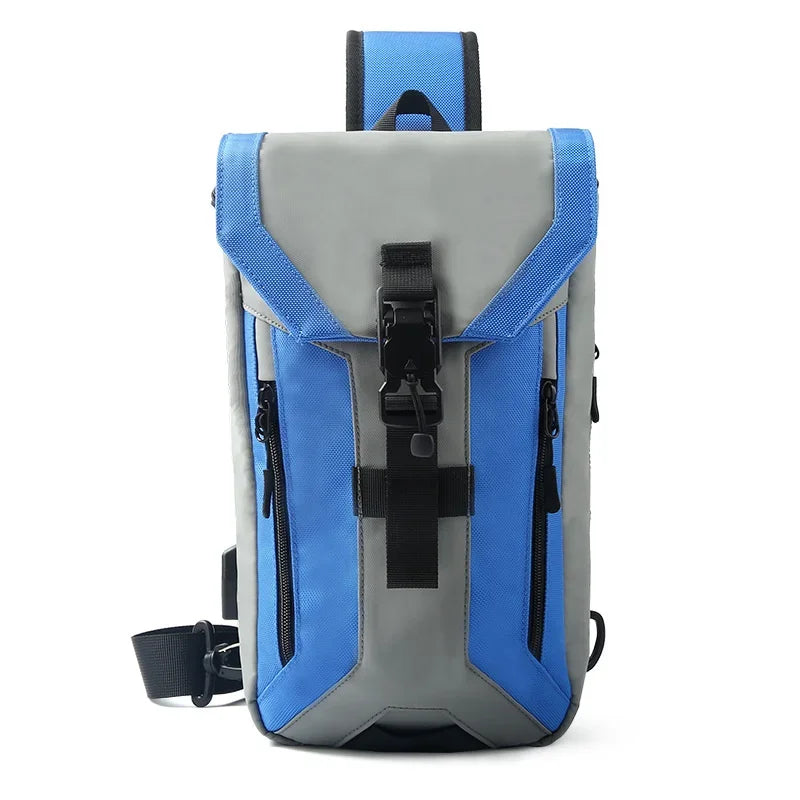 OZUKO Cross shoulder bag man Multi-layer High Quality Waterproof Shoulder Bag Male Messenger Bag for Teenagers Men