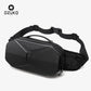 OZUKO Hard Shell Waist Bag Fashion Men Chest Bags Outdoor Sports Belt Bag for Teenager Waterproof Shoulder Bag USB Charging Male