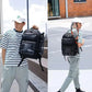 OZUKO Stylish Business Commute 15.6 "laptop Bag Men's Hiking Sports Waterproof Backpack Large Capacity Daily Leisure Backpack