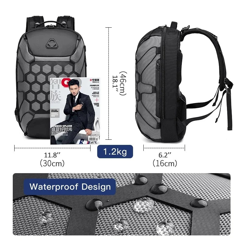 OZUKO Men Backpack Anti Theft s for Teenager 15.6 inch Laptop Male Waterproof Travel Bag Mochilas New Fashion