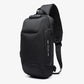 Ozuko new men's chest fashion brand sports crossbody bag boys outdoor tactical waterproof men's bag Shoulder bag