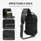 OZUKO Hard Shell Chest Bag MenSports Shoulder Bag Multifunctional Large Capacity Waterproof High Quality Outdoor Tactical Bag