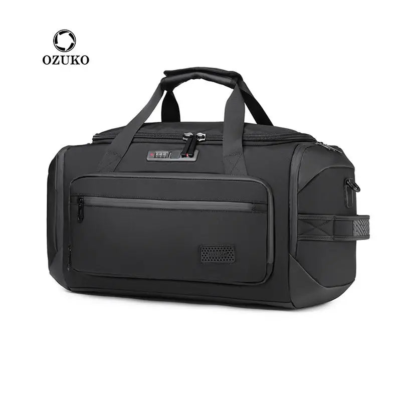 OZUKO Bagsmart Handbags Large Capacity Carry On Luggage Bags Men Business Duffel Shoulder Outdoor Tote Weekend Waterproof Bag